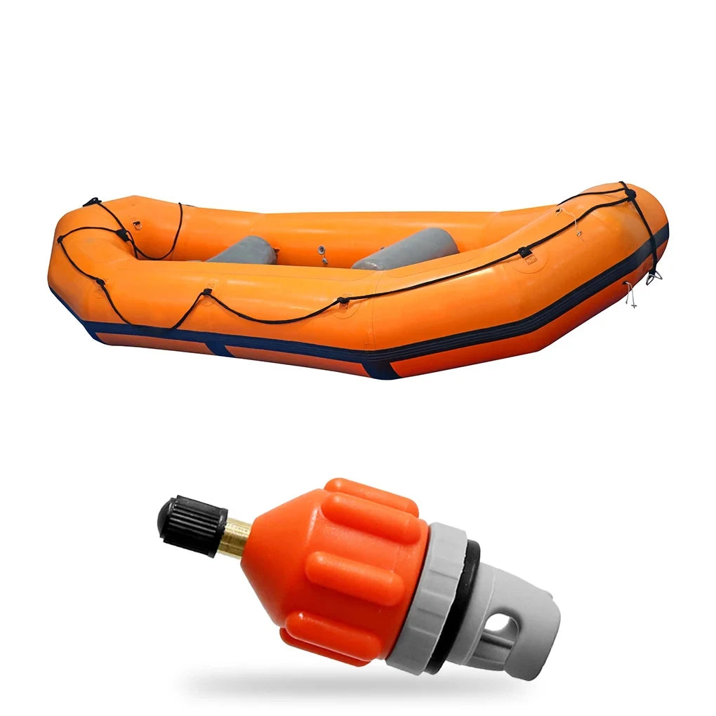 Air Valve Adaptor Dustproof Wear-resistant Rowing Boat Air Valve Adaptor Nylon Kayak Inflatable Pump Adapter for SUP Board Boat