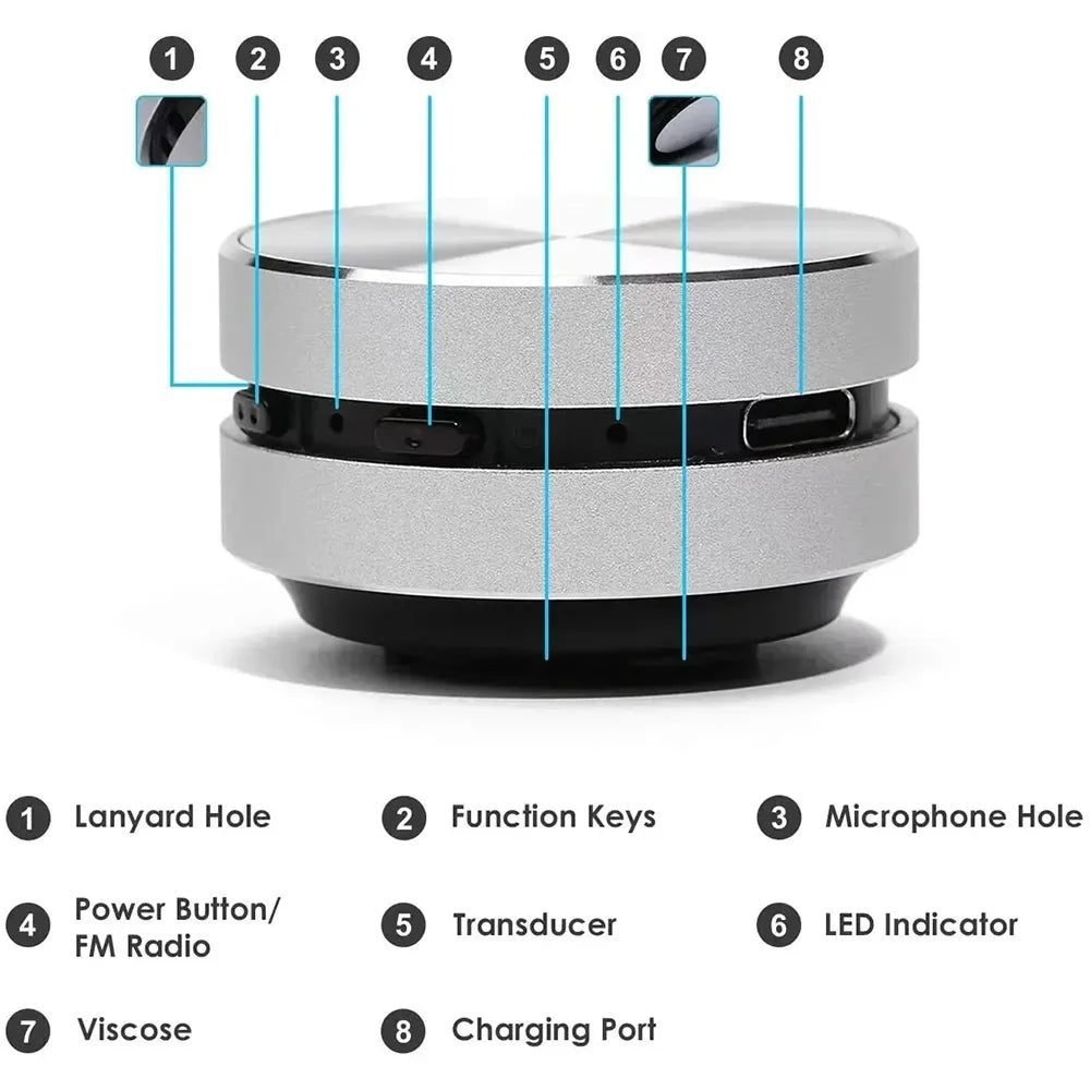 2025 New Bone Conduction Speaker Bluetooth-Compatible TWS Wireless Stereo Sound Hummingbird Speaker With FM Radio Dropshipping ALPENZO