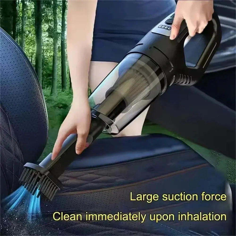 Wireless Vacuum Cleaner Powerful Suction Rechargeable Handheld Vacuum Cleaner Quick Charge for Car Home Pet Hair - ALPENZO