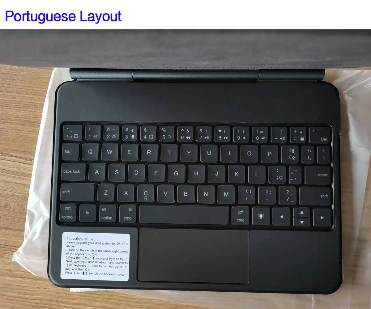 Magic Keyboard for iPad Pro 11 12.9 Air 4 Air 5 for iPad 10th Generation Pro 12.9 6th 5th 4th 3rd Gen Smart Cover Magnetic Case - ALPENZO