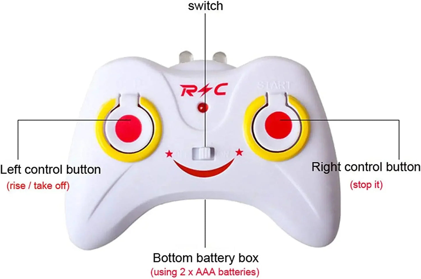 Remote Safe Fall-resistant RC Helicopters Drone Rechargeable Mini RC Drone Children Toys ALPENZO
