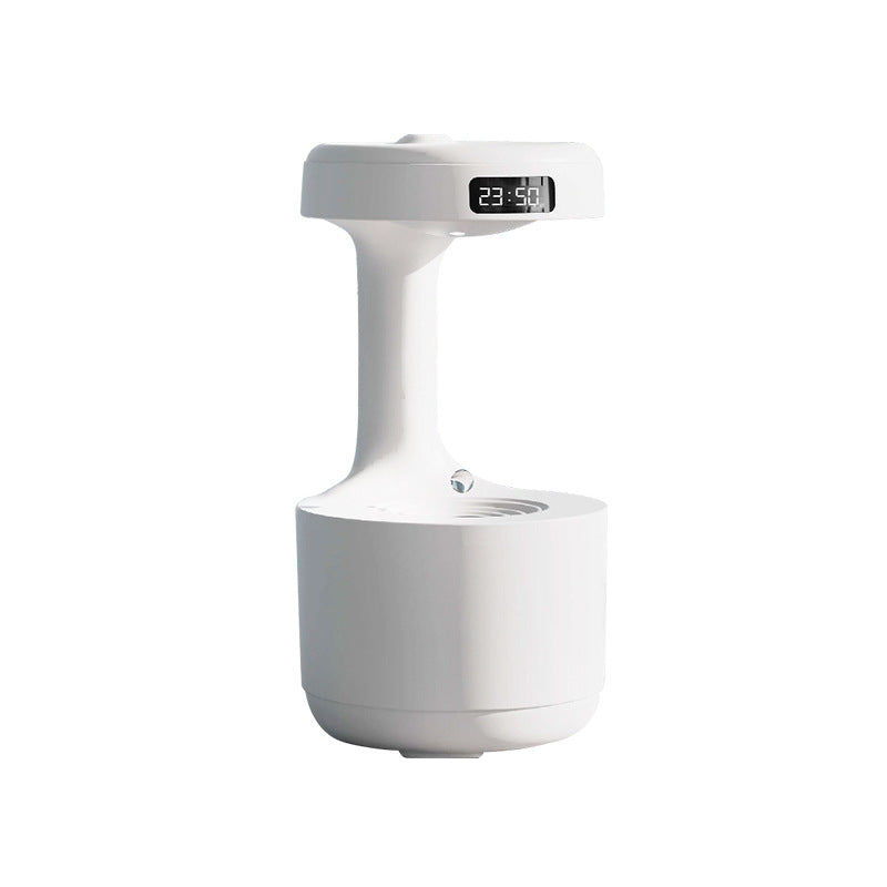 Anti-Gravity Humidifier With Clock Water Drop Backflow Aroma Diffuser Large Capacity Office Bedroom Mute Household Sprayer ALPENZO