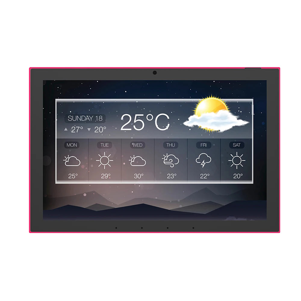 10.1 inch android smart home control panel with touch screen, 4GB RAM, wifi 6, RJ45, PoE,RS232, RS48, software not included. - ALPENZO