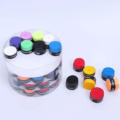 60pcs ZARSIA Sticky Anti-skid Tennis Racket Grip Sweat Badminton Grips Tennis Racket Overgrips