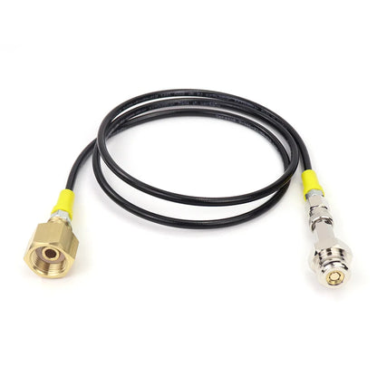 Soda Maker To External Co2 Tank Adapter and Hose Kit Fit Sodastream & W21.8-14 Or CGA320 With Quick Disconnect