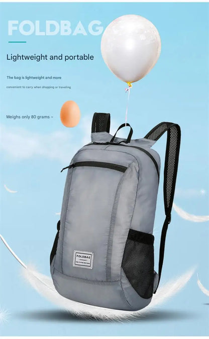 Outdoor Ultra-light Travel Portable Folding Backpack Waterproof Skin Storage Bag Mountaineering Leisure Sports Backpack