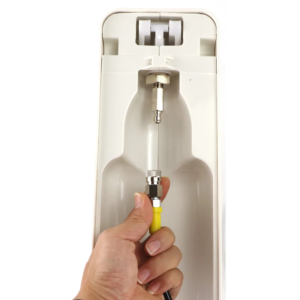 Soda Maker To External Co2 Tank Adapter and Hose Kit Fit Sodastream & W21.8-14 Or CGA320 With Quick Disconnect