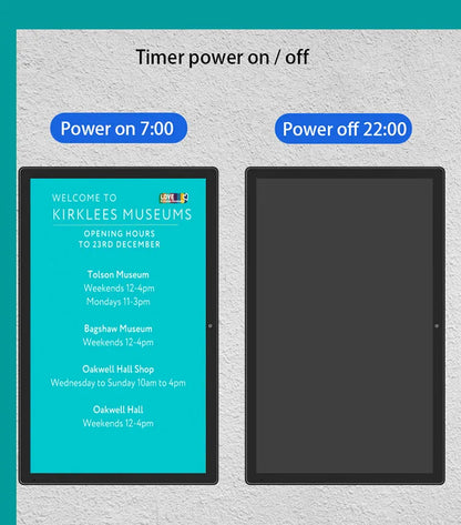 10.1 inch android smart home control panel with touch screen, 4GB RAM, wifi 6, RJ45, PoE,RS232, RS48, software not included. - ALPENZO