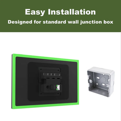 10.1 inch android smart home control panel with touch screen, 4GB RAM, wifi 6, RJ45, PoE,RS232, RS48, software not included. - ALPENZO