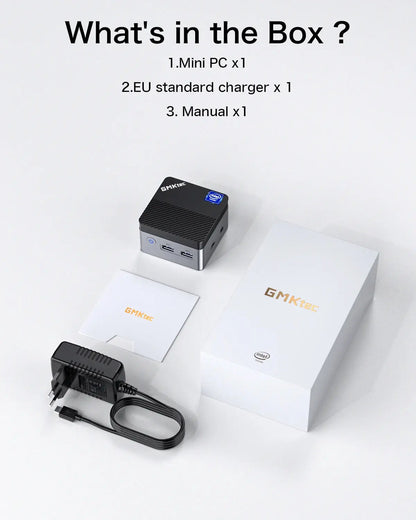 GMKtec KB5 Mini PC Intel Celeron N5105 Windows 11 Pro 4K Mini PC DDR4 8GB RAM 128GB ROM WiFi5 BT4.2 Desktop Computer Work - ALPENZO