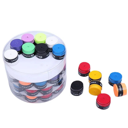 60pcs ZARSIA Sticky Anti-skid Tennis Racket Grip Sweat Badminton Grips Tennis Racket Overgrips