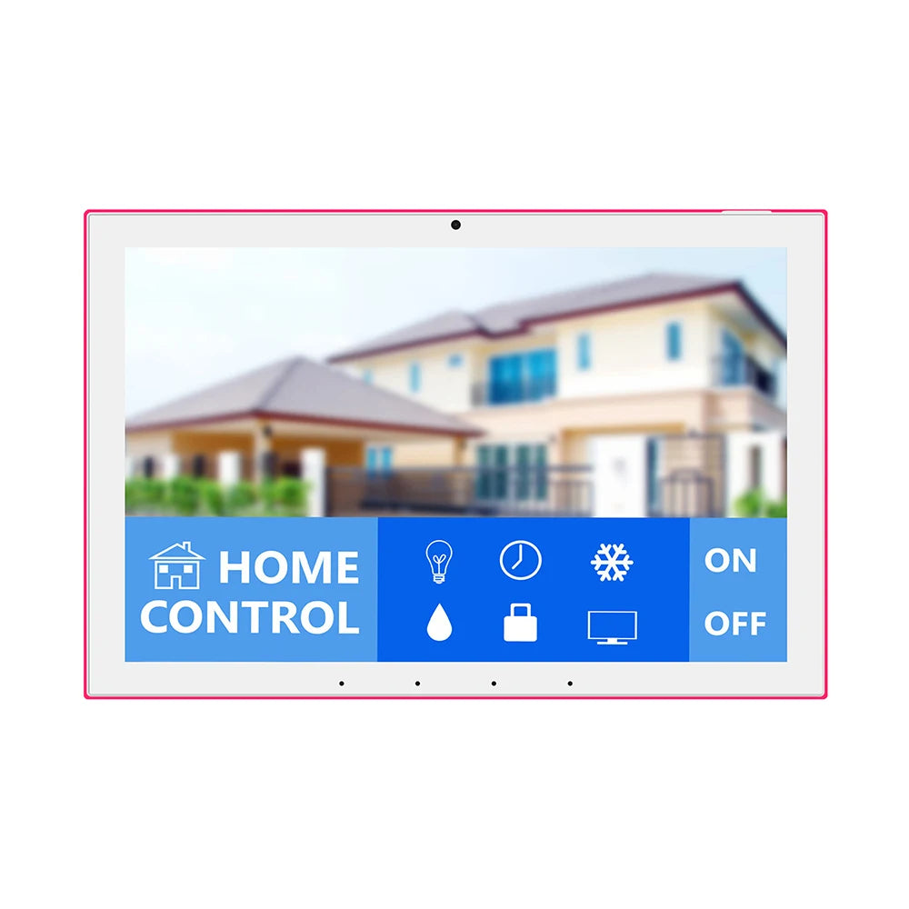 10.1 inch android smart home control panel with touch screen, 4GB RAM, wifi 6, RJ45, PoE,RS232, RS48, software not included. - ALPENZO