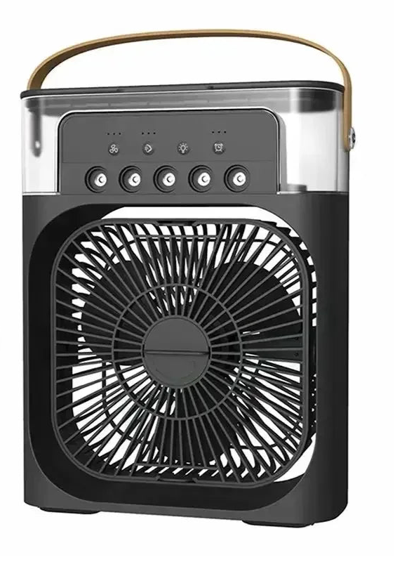 Alpenzo™ 3-in-1 Mini Air Cooler – Portable AC Fan, LED Night Light & Humidifier for Instant Cooling | Perfect for Home, Office & Travel ALPENZO