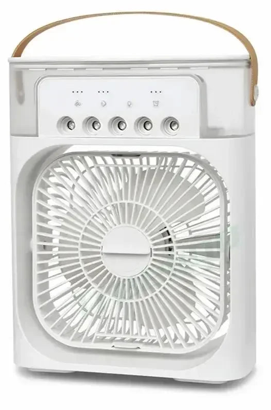 Alpenzo™ 3-in-1 Mini Air Cooler – Portable AC Fan, LED Night Light & Humidifier for Instant Cooling | Perfect for Home, Office & Travel ALPENZO