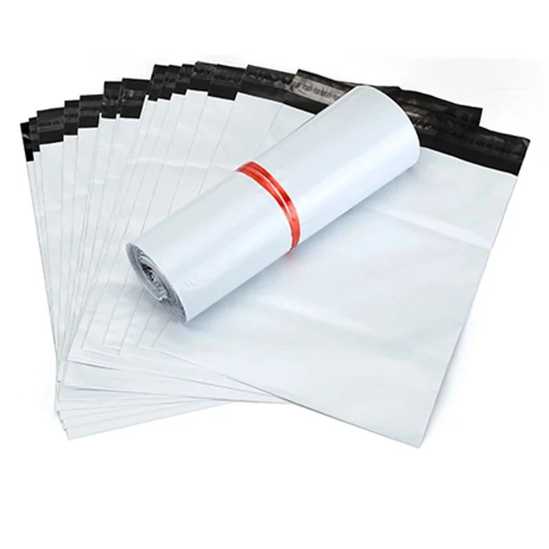INPLUSTOP Ploy Shipping Bags Opaque PE Plastic Express Envelope Storage White Color Mailing Bags Self Adhesive Seal Courier Bag ALPENZO