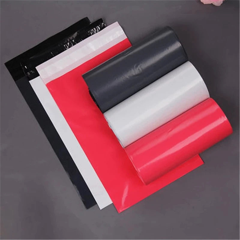 INPLUSTOP Ploy Shipping Bags Opaque PE Plastic Express Envelope Storage White Color Mailing Bags Self Adhesive Seal Courier Bag ALPENZO