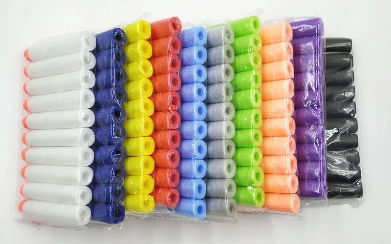 7.2cm 100pcs For Nerf Soft Bullets Darts Round Head Refill Sponge Darts Kids Children Toy Gun Bullets For NERF N-Strike Blasters ALPENZO