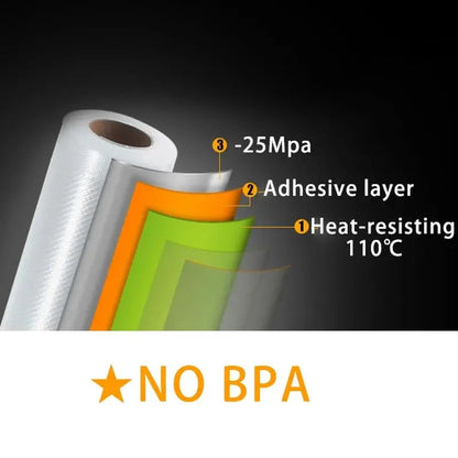saengQ vacuum bags for food Vacuum Sealer Food Fresh Long Keeping 12+15+20+25+30cm*500cm Rolls/Lot bags for vacuum packer - ALPENZO