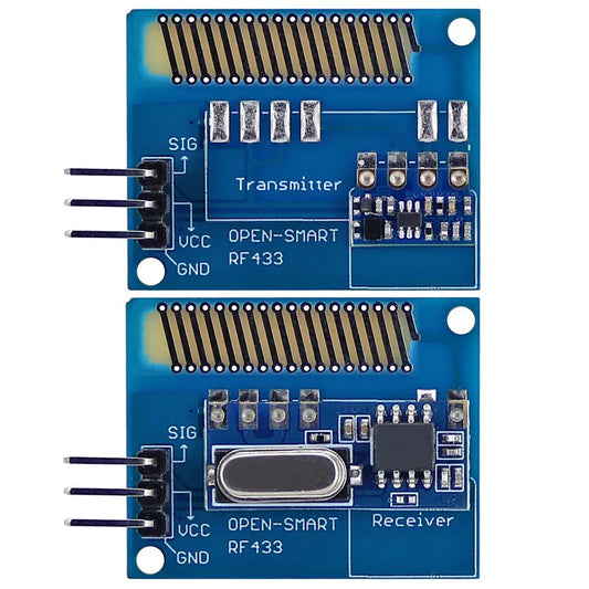 Long Range 433MHz RF Wireless Transceiver Kit with Antenna Large Power 433 MHz Transmitter Receiver Module LORA Kit for Arduino - ALPENZO