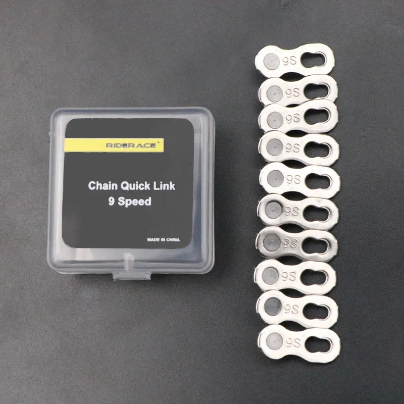 5 Pair Bicycle Chain Link Connector Joints Magic Buttons Cycling Speed Quick Master Links For Mountain Bike 6/7/8/9/10/11/12 S