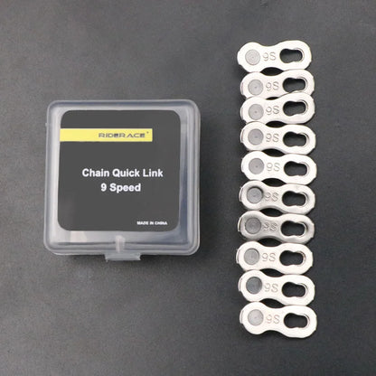 5 Pair Bicycle Chain Link Connector Joints Magic Buttons Cycling Speed Quick Master Links For Mountain Bike 6/7/8/9/10/11/12 S
