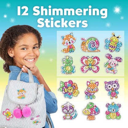 12 Create Big Gem Diamond Painting Sticker Kit Art Craft Girls Boys Unicorn Animal Sealife Magical Mosaic Dot Sticky Toys Gifts ALPENZO