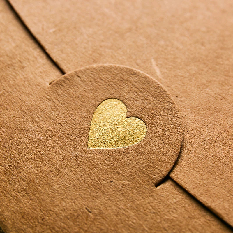 (10 Pieces/Lot) 10.5CM*7CM Small Greeting Card Name Card Envelope Hot Stamping Love Pearlescent Paper Mini Envelopes ALPENZO