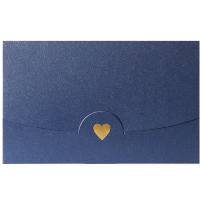 (10 Pieces/Lot) 10.5CM*7CM Small Greeting Card Name Card Envelope Hot Stamping Love Pearlescent Paper Mini Envelopes ALPENZO