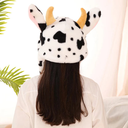 Cartoon Bunny Ear Move Hat Jumping up Toys Rabbit Girls Animal Plush Costume Cosplay Cap Kids Party for Adult Funny Anime Hat ALPENZO