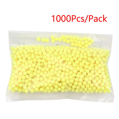 1000Pcs/Pack Airsoft Paintball Balls 6mm Strike BB Ball Strike Rifle Gun Shooting Slingshot Plastic Ammo Speed Load For Hunting