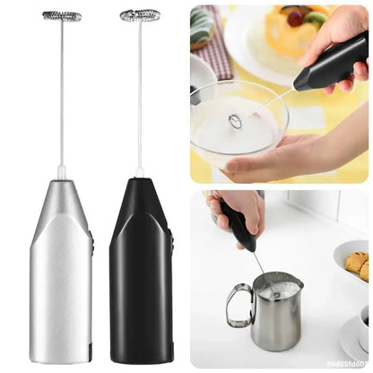 Wireless Milk Foamer Coffee Whisk Mixer Electric Blender Egg Beater Mini Frother Handle Stirrer Cappuccino Maker Cooking Tools - ALPENZO