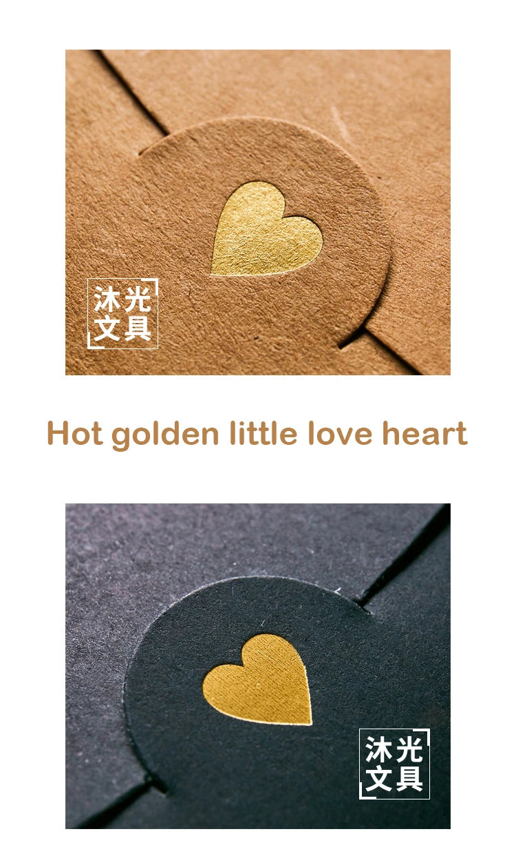 (10 Pieces/Lot) 10.5CM*7CM Small Greeting Card Name Card Envelope Hot Stamping Love Pearlescent Paper Mini Envelopes ALPENZO
