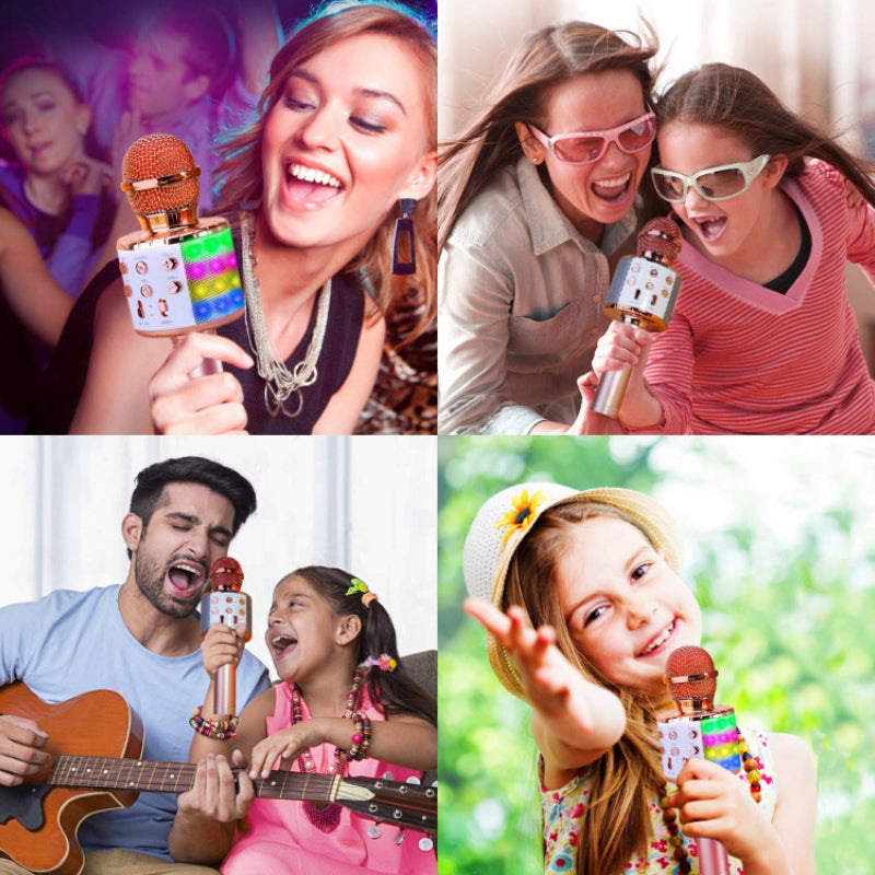Fun Toys for 4-15 Year Old Girls, Handheld Karaoke Microphone for Kids Birthday Xmas Gifts for 8 9 10 11 Years Old Boys Girl ALPENZO