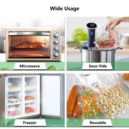 Sous Vide Roll Bags For Vacuum Packing Machine Packaging Food Storage Vacuum Bags for Vacuum Sealer length is 300CM - ALPENZO