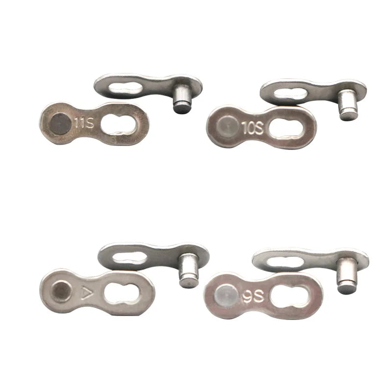 5 Pair Bicycle Chain Link Connector Joints Magic Buttons Cycling Speed Quick Master Links For Mountain Bike 6/7/8/9/10/11/12 S