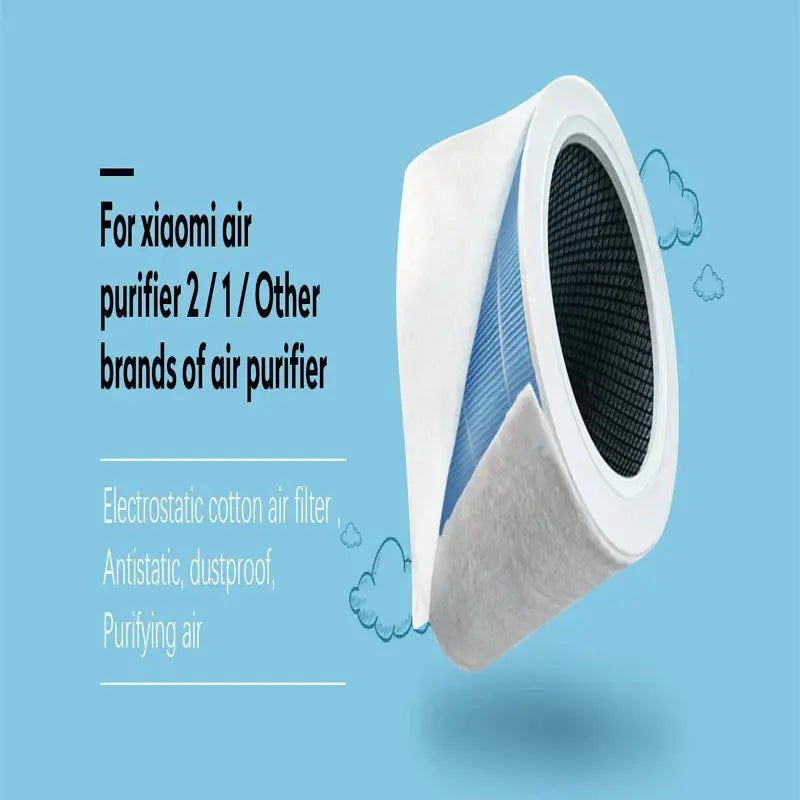 10 PCS Electrostatic Cotton Anti-dust Air purifier Filter for xiaomi mi 1/2/2S hepa air filter Universal Air purifier PM2.5 - ALPENZO