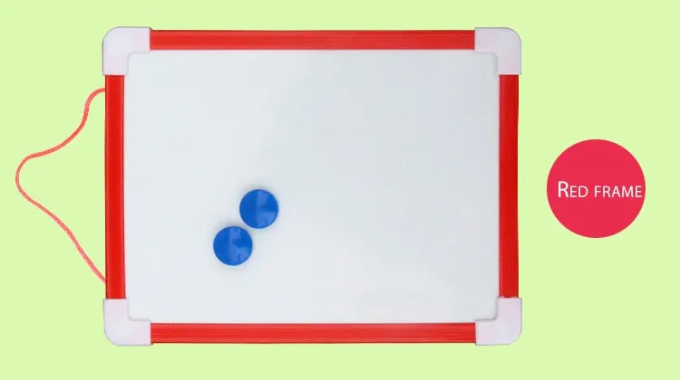 1 pc Kids Whiteboard Dry Wipe Board 5 Colors Frame Mini Drawing Magnetic White board Small Hanging Erase Boards With Pen ALPENZO