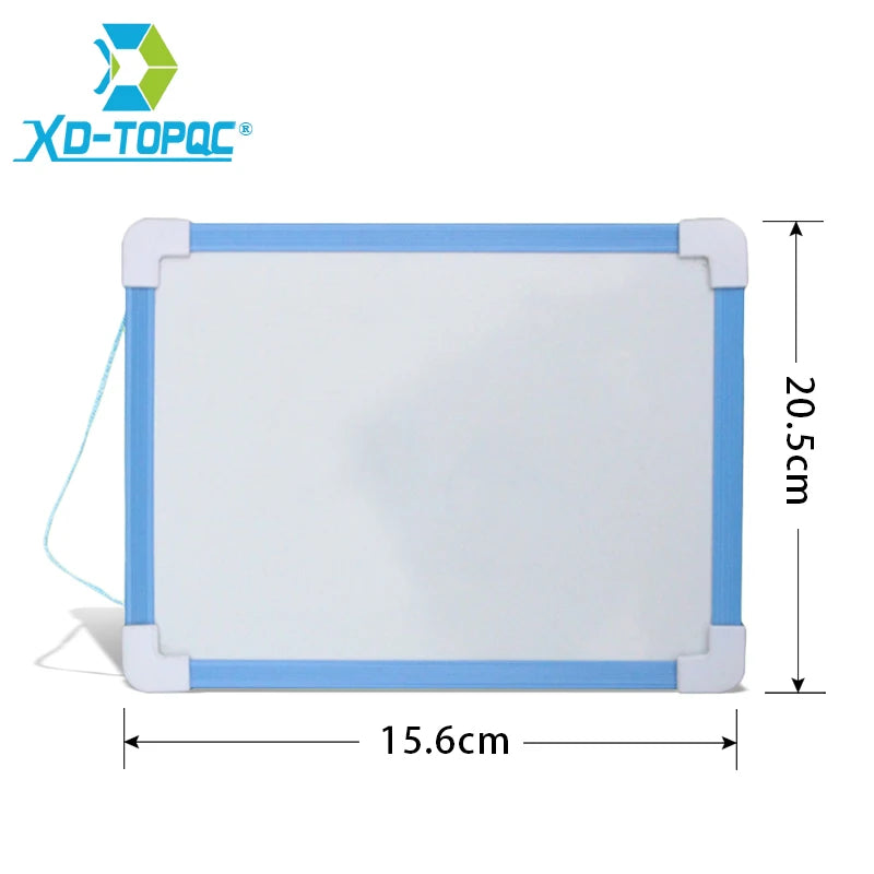 1 pc Kids Whiteboard Dry Wipe Board 5 Colors Frame Mini Drawing Magnetic White board Small Hanging Erase Boards With Pen ALPENZO