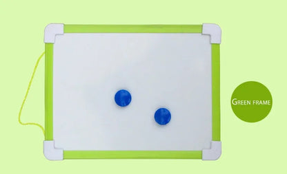 1 pc Kids Whiteboard Dry Wipe Board 5 Colors Frame Mini Drawing Magnetic White board Small Hanging Erase Boards With Pen ALPENZO