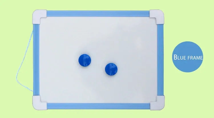 1 pc Kids Whiteboard Dry Wipe Board 5 Colors Frame Mini Drawing Magnetic White board Small Hanging Erase Boards With Pen ALPENZO