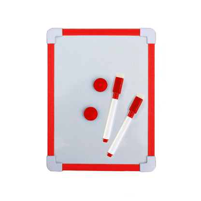 1 pc Kids Whiteboard Dry Wipe Board 5 Colors Frame Mini Drawing Magnetic White board Small Hanging Erase Boards With Pen ALPENZO