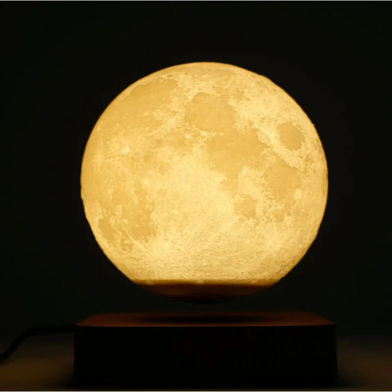 LED Night Light Levitating Moon Lamp Touch Magnetic Levitation Table Floating Lamp For Bedroom Decor  New Year Gift Exotic lamp ALPENZO