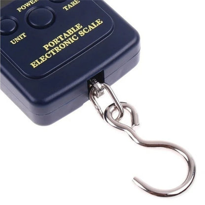 FLYSAND Mini Digital Scale 40kg X 10g for Fishing Luggage Travel Weighing Steelyard Hanging Electronic Hook Scale Fishing Tool
