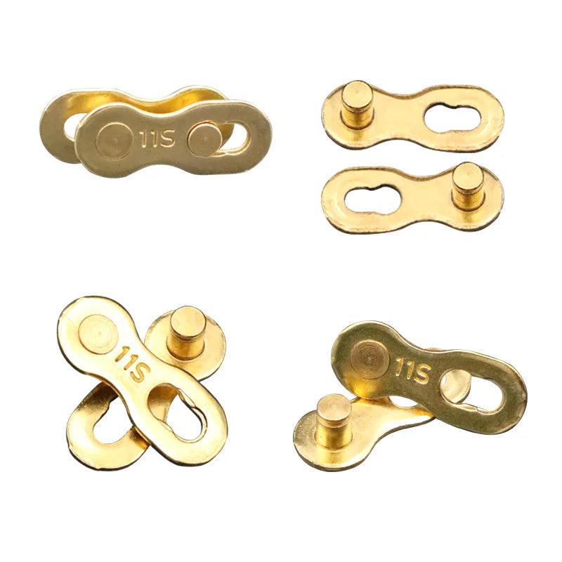 5 Pair Bicycle Chain Link Connector Joints Magic Buttons Cycling Speed Quick Master Links For Mountain Bike 6/7/8/9/10/11/12 S