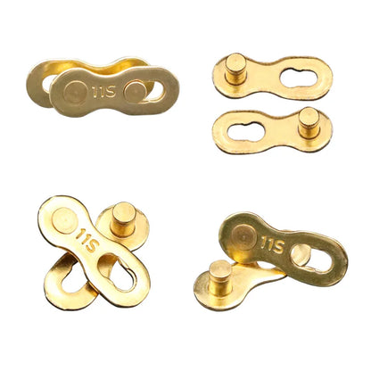 5 Pair Bicycle Chain Link Connector Joints Magic Buttons Cycling Speed Quick Master Links For Mountain Bike 6/7/8/9/10/11/12 S