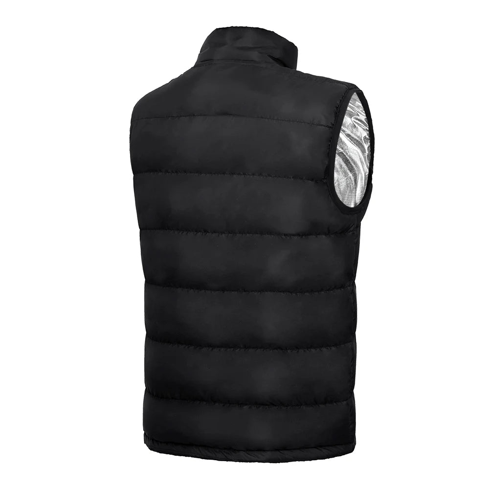 9 Heated Vest Zones Electric Heated Jackets Men Women Sportswear Heated Coat Graphene Heat Coat USB Heating Jacket For Camping ALPENZO