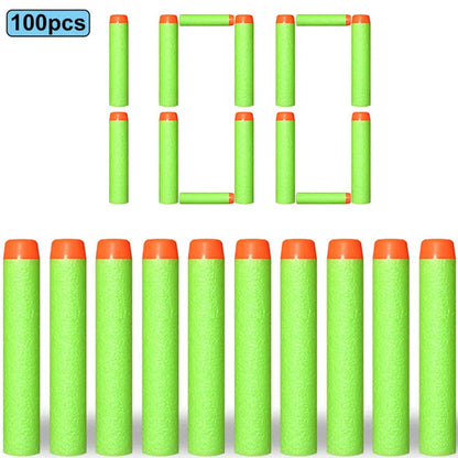 7.2cm 100pcs For Nerf Soft Bullets Darts Round Head Refill Sponge Darts Kids Children Toy Gun Bullets For NERF N-Strike Blasters ALPENZO