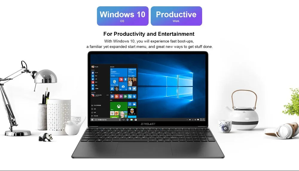 Teclast F15S laptop, 15,6 inch, 6GB/8GB RAM, 128GB ROM, Celeron J3455/N4020/N3350, Windows 10 OS, 1920x1080 IPS, UHD 500 GPU, Du - ALPENZO