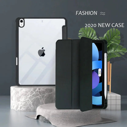 For iPad Case 10.2 9th 8th 7th 10 10th Generation Pro 11 13 2024 12.9 2022 Cover Pencil Holder Funda For iPad Air 5 4 10.9 Cases - ALPENZO