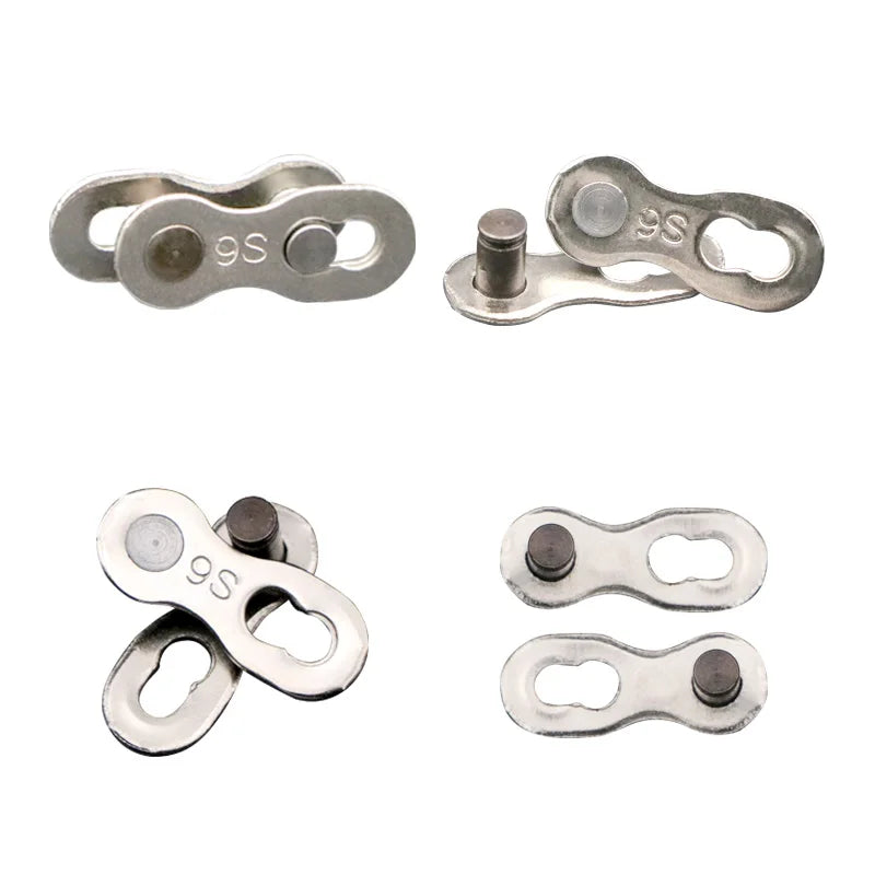 5 Pair Bicycle Chain Link Connector Joints Magic Buttons Cycling Speed Quick Master Links For Mountain Bike 6/7/8/9/10/11/12 S
